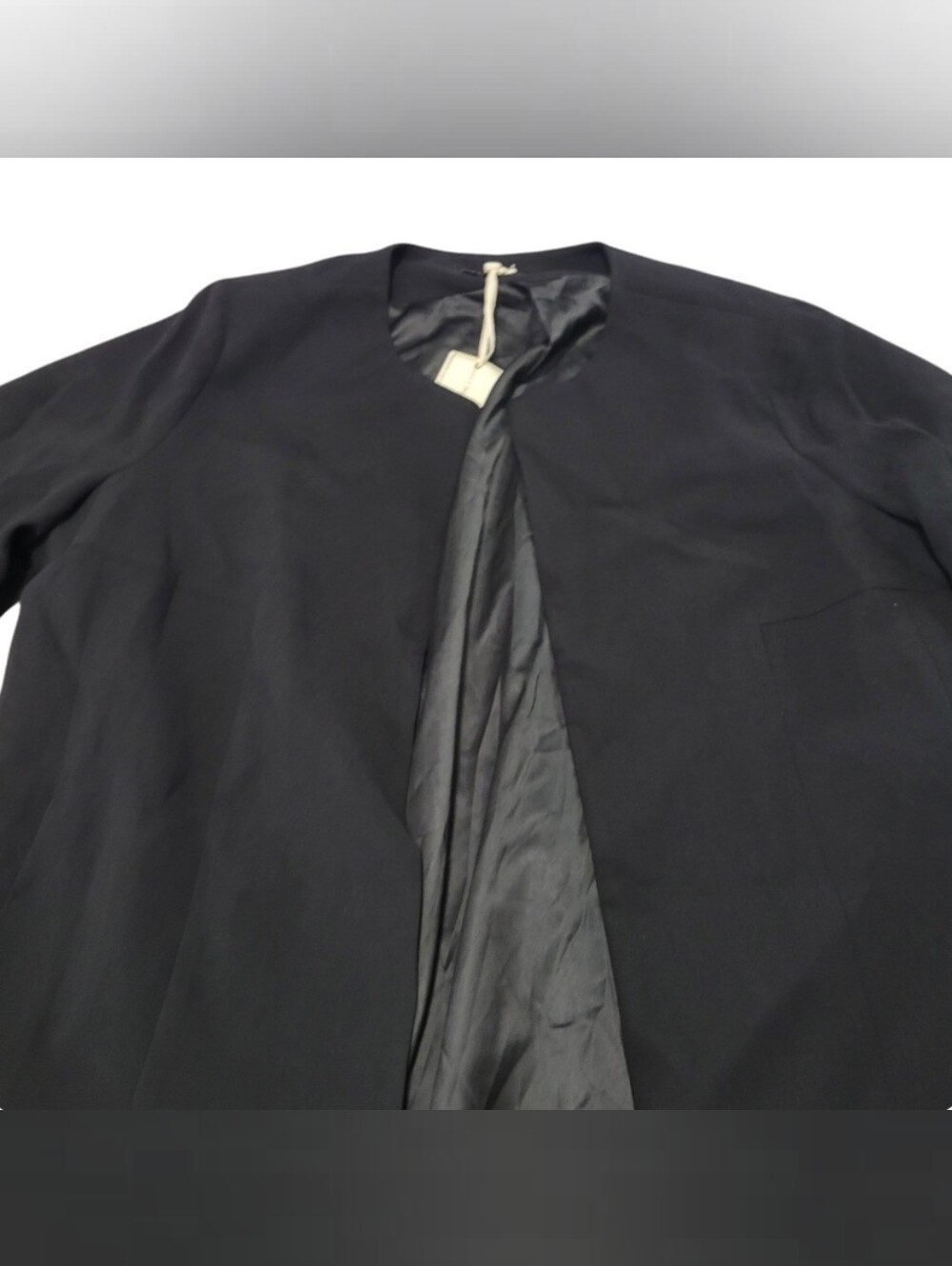 New MYNT 1792 Jacket Size 3X MYNT 1792 Blazer NWT New Collarless Longline Jacket - Picture 3 of 7